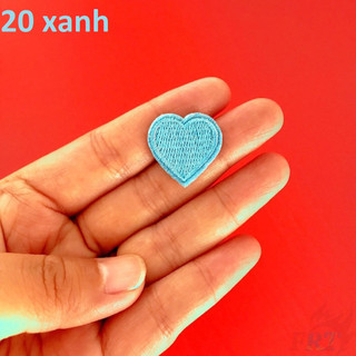 20 Miếng Ủi Quần Áo Hình Trái Tim Nhiều màu