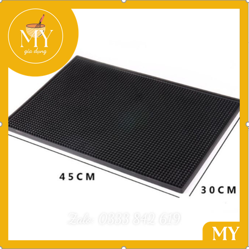 Thảm Lót Cao Su chống trượt 45 x 30 cm  Quầy Bar, Quầy pha chế, Cao Cấp Loại 1