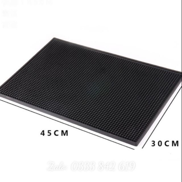 Thảm Lót Cao Su chống trượt 45 x 30 cm  Quầy Bar, Quầy pha chế, Cao Cấp Loại 1