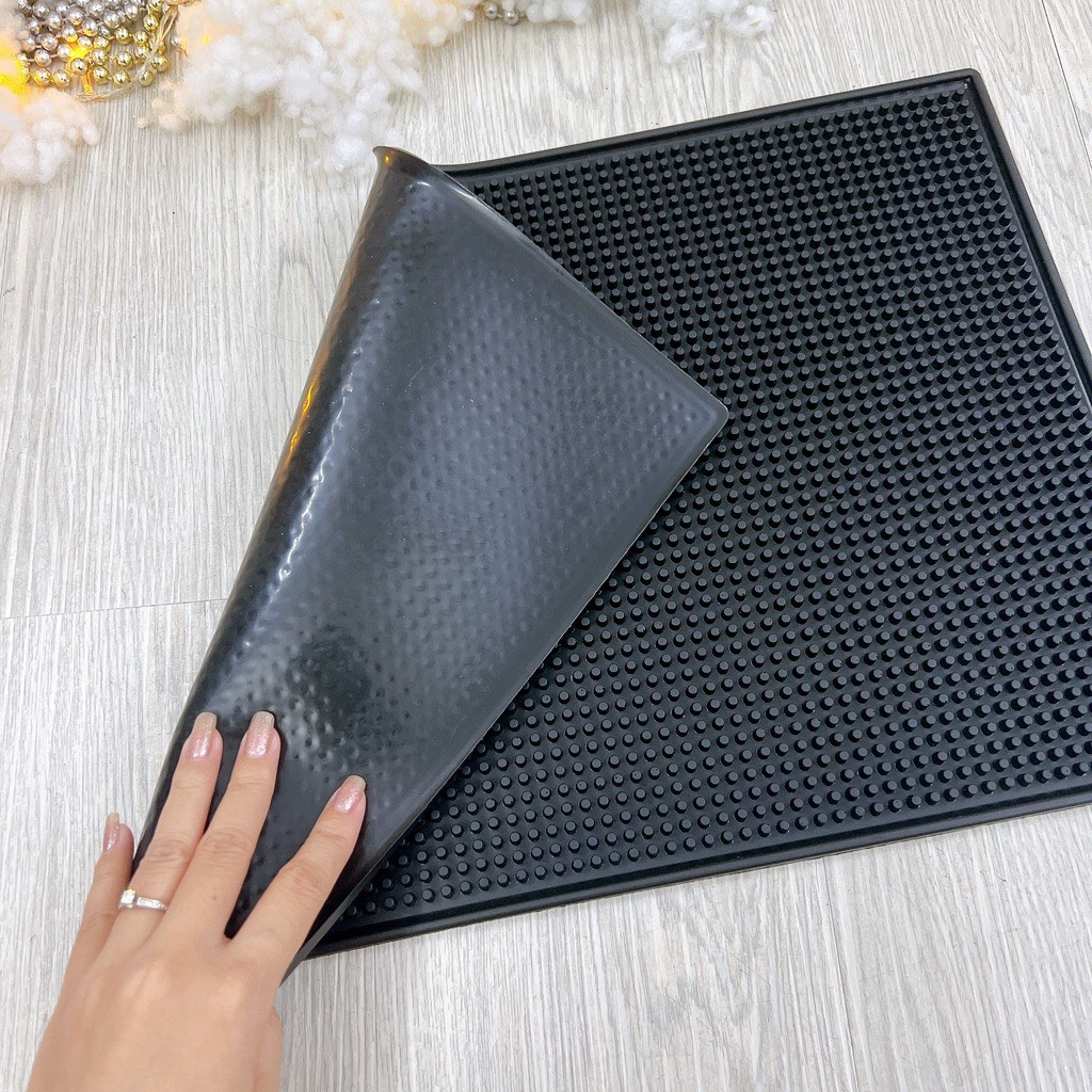 Thảm Lót Cao Su chống trượt 45 x 30 cm  Quầy Bar, Quầy pha chế, Cao Cấp Loại 1