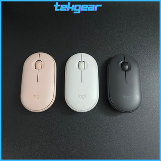[New-Nobox] Bao nhận app Logi Option+  Chuột Silent Logitech M350 Pebble/ M350s - Kết Nối Bluetooth và Đầu Thu USB