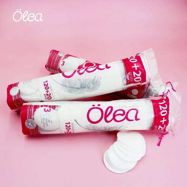 Ảnh Bông tẩy trang Olea cotton pad chính hãng nhập khẩu 140 miếng 2