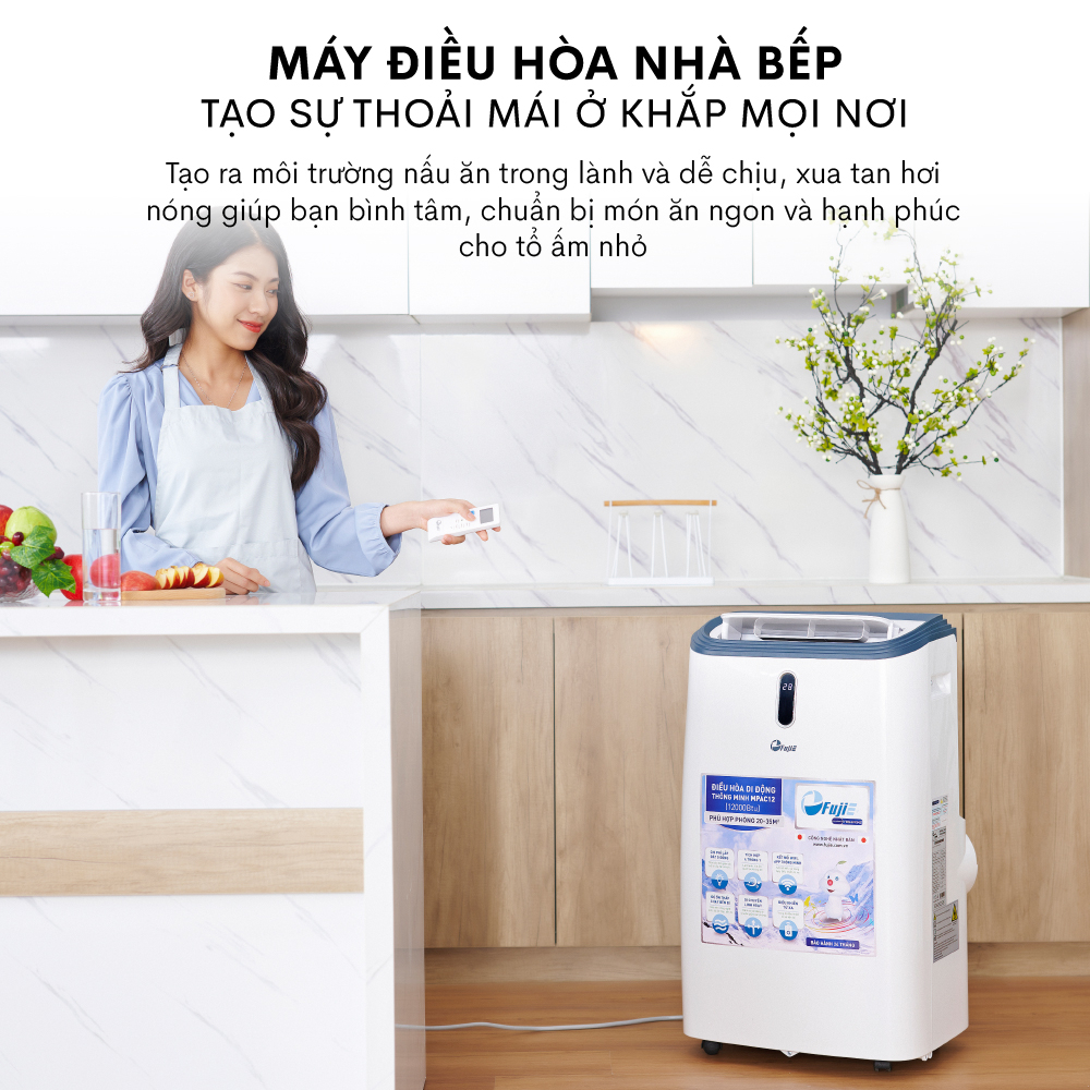 Điều hòa di động 7000-14000BTU nhập khẩu chính hãng ,giúp làm mát nhanh diện tích làm mát rộng,BH 24 tháng