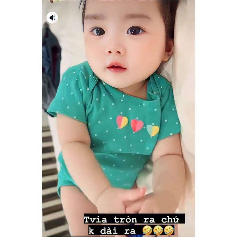 [MD08] Set 5 body chip cộc tay bé gái xuất xịn
