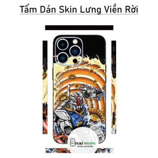 Tấm dán Skin Mặt Sau Gundam FULL VIỀN 14 pro max , 13 pro max , 12 pro max , 11 pro max , xs max - FukiShop