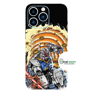 Tấm dán Skin Mặt Sau Gundam FULL VIỀN 14 pro max , 13 pro max , 12 pro max , 11 pro max , xs max - FukiShop