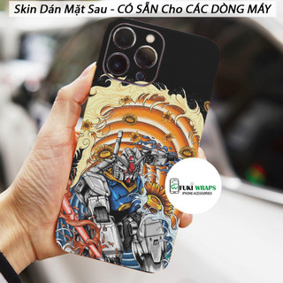 Tấm dán Skin Mặt Sau Gundam FULL VIỀN 14 pro max , 13 pro max , 12 pro max , 11 pro max , xs max - FukiShop