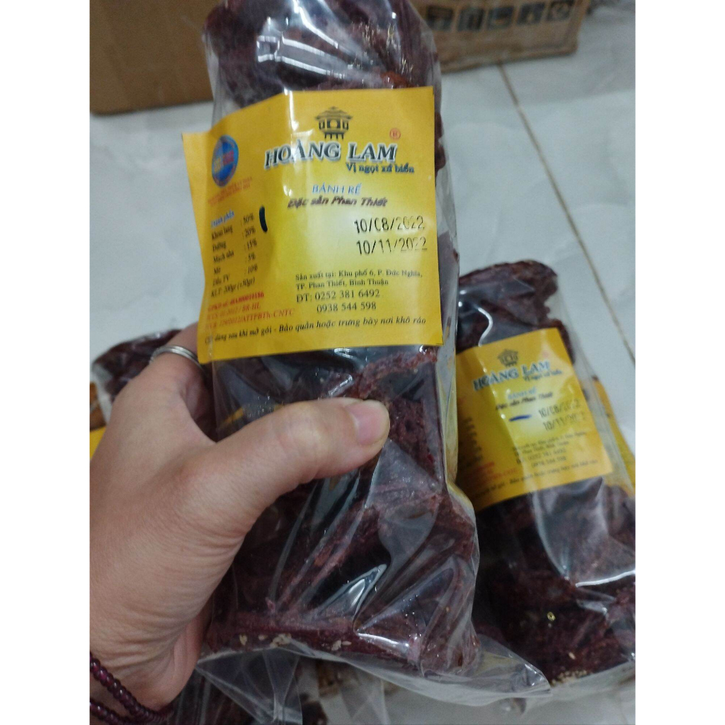 COMBO 10 GÓI BÁNH RẾ PHAN THIẾT - giòn ngon từ khoai lang tím, ngọt nhẹ ...