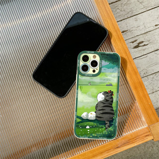 Ốp lưng iphone mèo cute cạnh vuông lỗ camera 6/6pl/7/7plus/8/8plus/x/xs/11/12/13/14/pro/max/promax/plus- sv2037