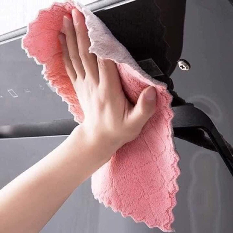 Combo 50 Khăn Lau Bếp Đa Năng 2 Mặt Siêu Thấm Nước Lau Bếp, Lau Tay, Lau Chén Bát Khăn Vệ Sinh Đa Năng Thông Minh