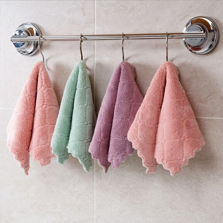 Combo 50 Khăn Lau Bếp Đa Năng 2 Mặt Siêu Thấm Nước Lau Bếp, Lau Tay, Lau Chén Bát Khăn Vệ Sinh Đa Năng Thông Minh