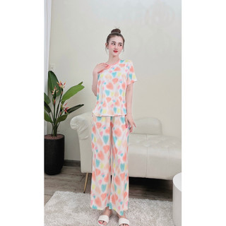 Đồ bộ pijama lụa Mai Ngô cao cấp szL 58-62kg