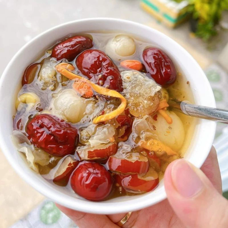 [ Có hoa mộc ] Set Chè Dưỡng Nhan Tuyết yến 15 Vị 300g
