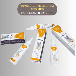 Nước Rửa Vệ sinh Tai Ear Cleaner M-Pets chai 118ml Cho Chó Mèo Hết Mùi Hôi Tai  vn pet shop