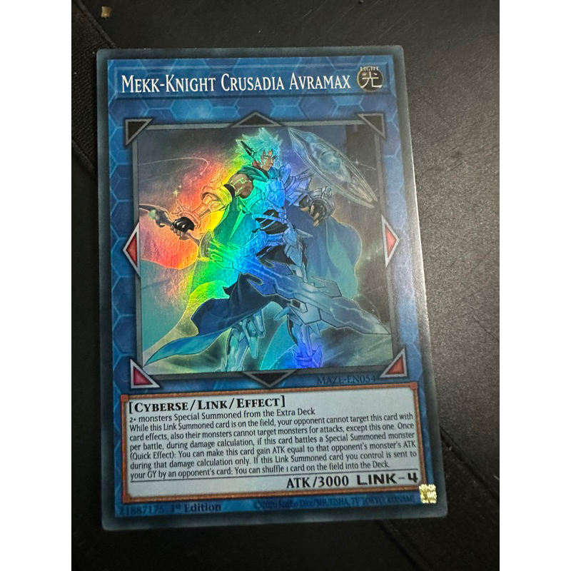 bài yugioh: mekk-knight crusida avramax | Shopee Việt Nam