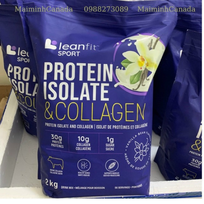 Leanfit Sport Whey Protein Isolate Collagen T I Kg Date