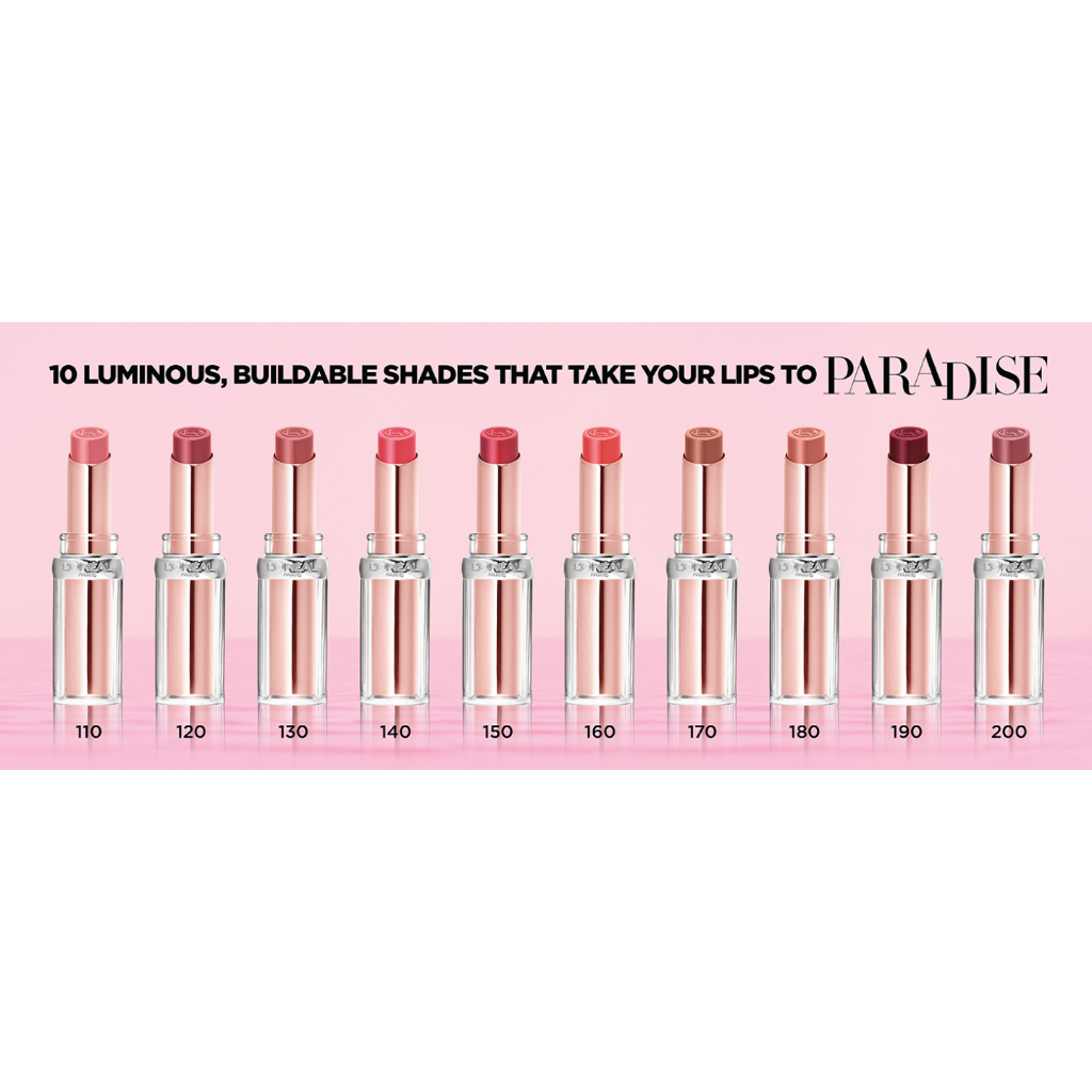 Son môi L'Oreal Paris Glow Paradise Hydrating BalminLipstick110 Pastel Exaltation /120 /130