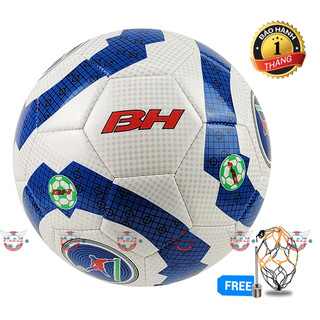 Quả bóng đá tiêu chuẩn BH- Banh bóng đá cỡ số 5 + tặng kim bơm túi lưới SIEU HOT