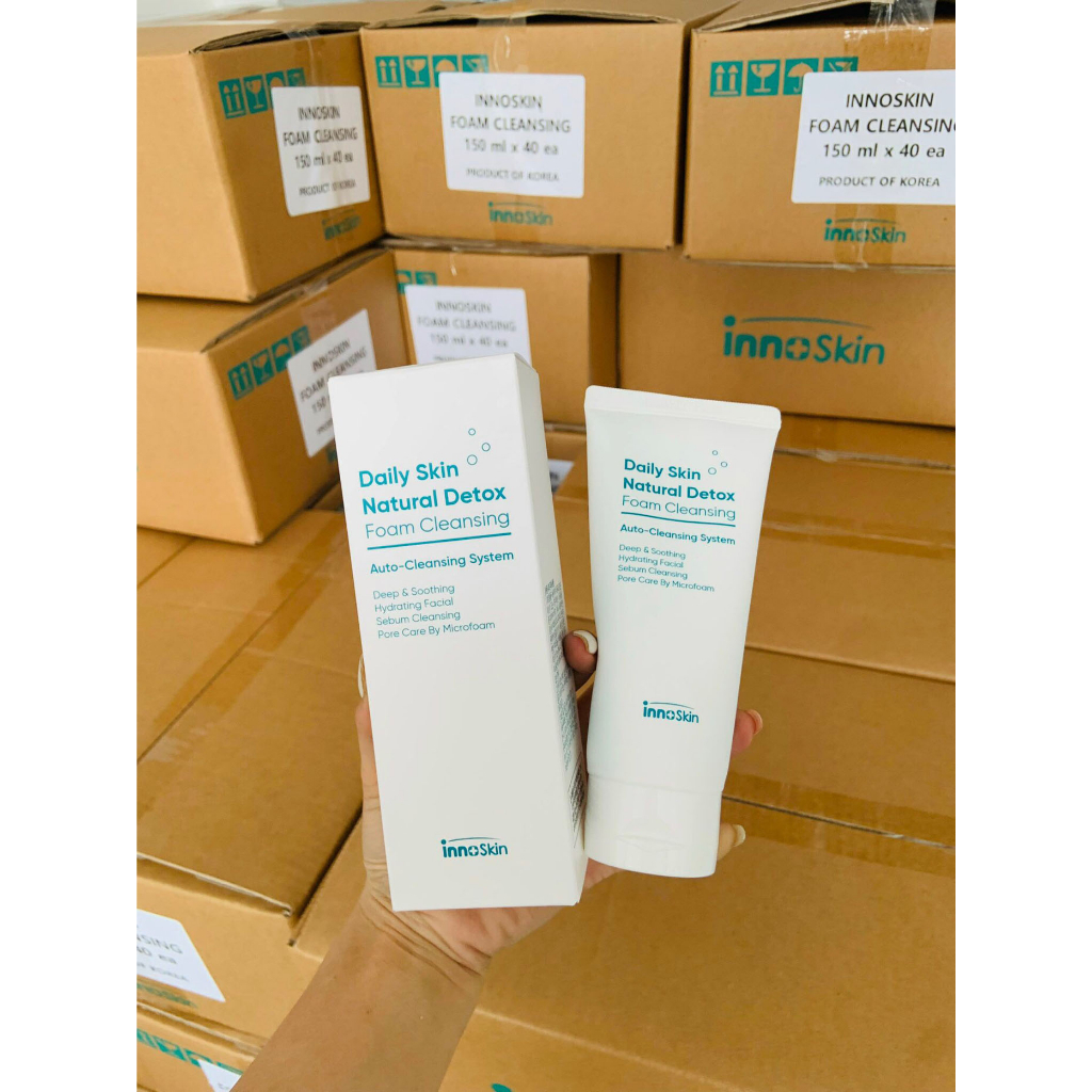 S a R a M t Innoskin DAILY SKIN NATURAL DETOX FOAM CLEASING 150ml 