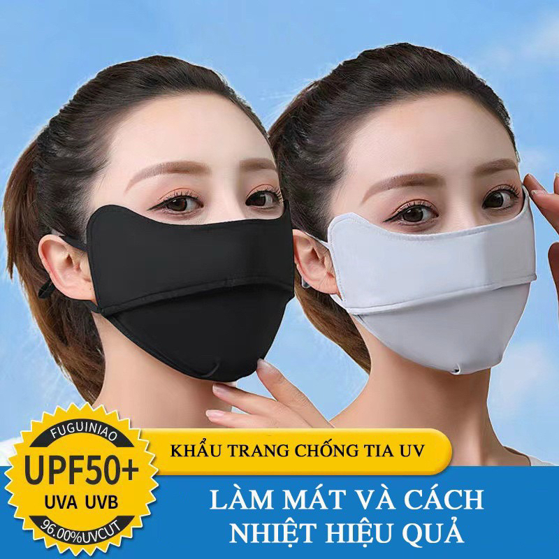 khẩu trang vải chống tí uv làm mát cách nhiệt