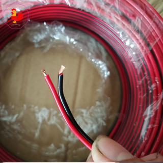 Dây điện đôi đỏ đen 22AWG