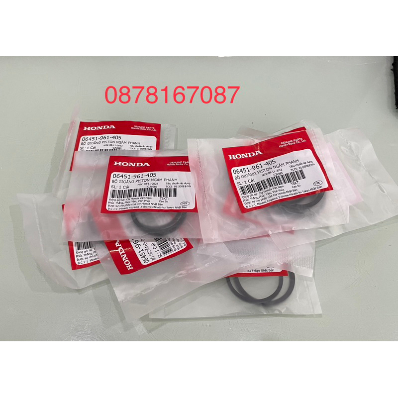 06451961405 BỘ GIOĂNG PISTON NGÀM PHANH WINNER / WINNER X / WAVE