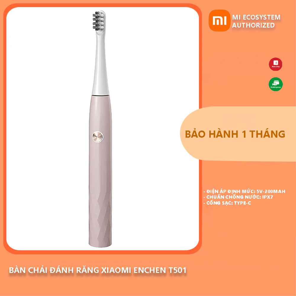 Bàn chải đánh răng Xiaomi Enchen T501 -  Bảo hành 1 tháng