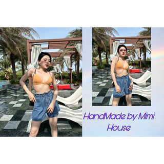 Áo lót bralette cài trước chất vải sợi tự nhiên thoáng mát -  Hàng Handmade - Mimi house