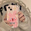Ốp lưng Viền nổi cạnh sóng thỏ hồng cute 6s/6splus/7/7plus/8/8plus/x/11/12/13/14/max/promax sk1000