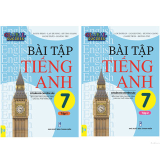 Sách - Combo 2 cuốn Bài Tập Tiếng Anh 7 Cơ Bản Và Chuyên Sâu (Global Success) - ndbooks