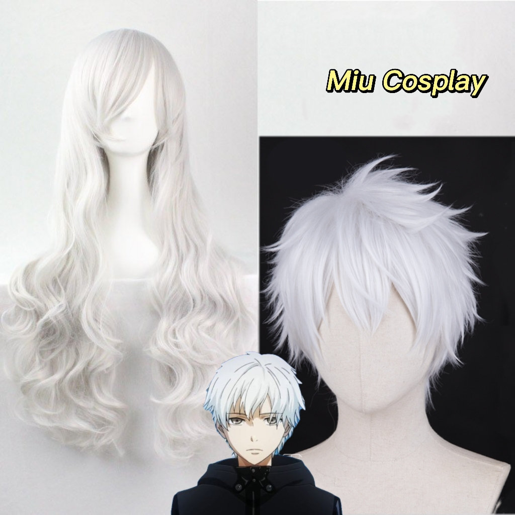 [sẵn] Wig/tóc giả cosplay Kaneki Ken ver female Tokyo Ghoul [Miu
