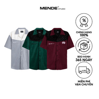 Felix Shirt - Áo sơ mi nam tay ngắn vải nhung lông thỏ MENDE