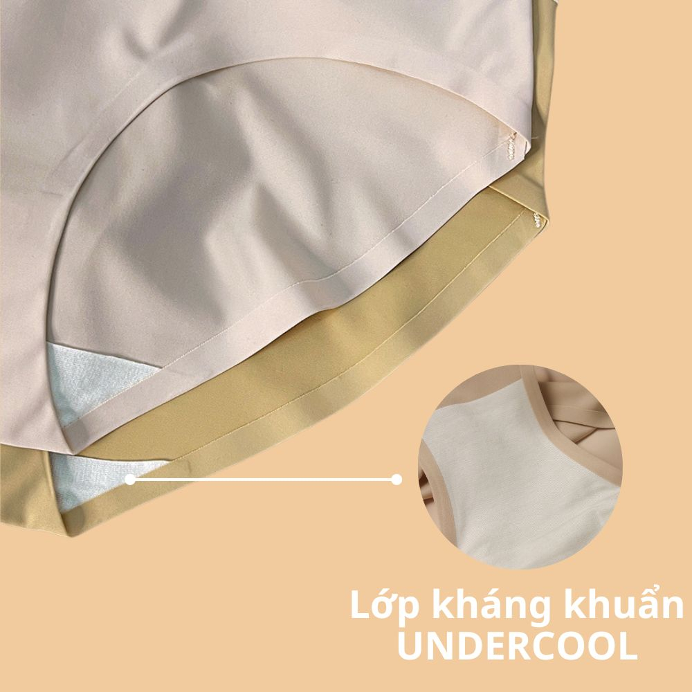 Quần lót su đúc cạp cao UNDERCOOL gen bụng,nâng mông,co giãn 4 chiều ôm sát, kháng khuẩn,chip không đường viền QL35
