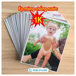 [Feeship] 10 ảnh 6x9 ép lụa sát mép (in 10 tặng 1)
