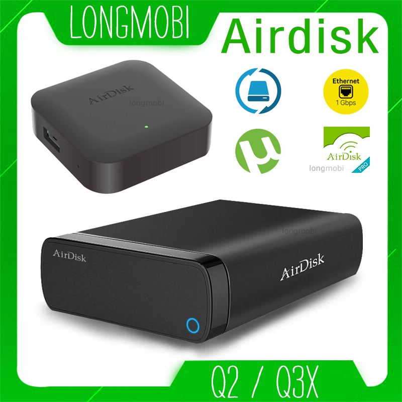 Thiết Bị Lưu Trữ Nas AirDisk Q2,Q3X Cổng Lan 1000, Không Cần Format Ổ ...