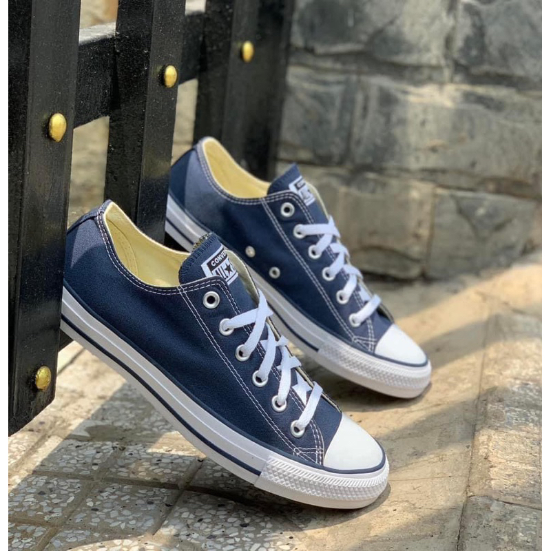 Converse classic xanh navy best sale