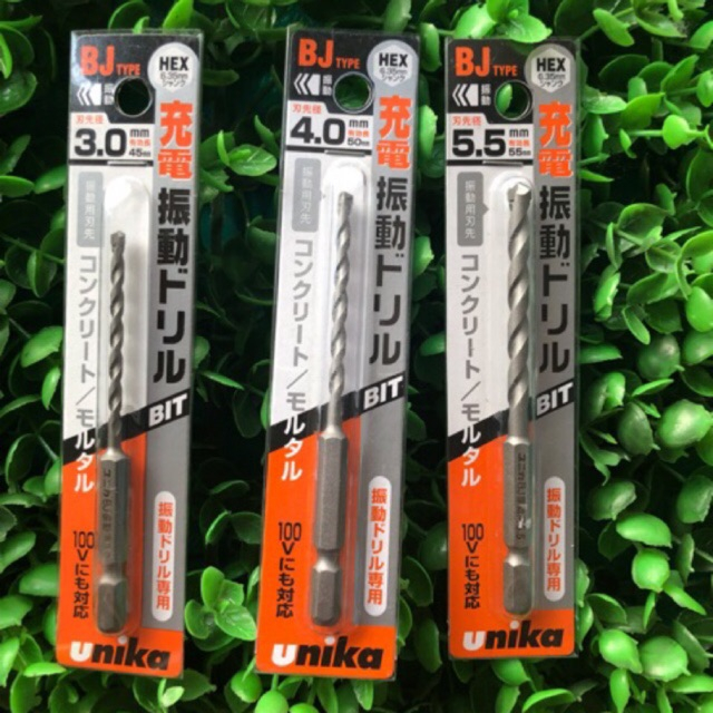 Ảnh Mũi khoan bê tông chuôi lục giác Unika BJ 3