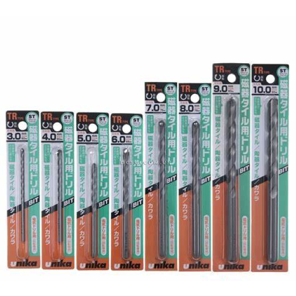 Ảnh Mũi khoan Gạch men Chuôi trụ Unika TR 2