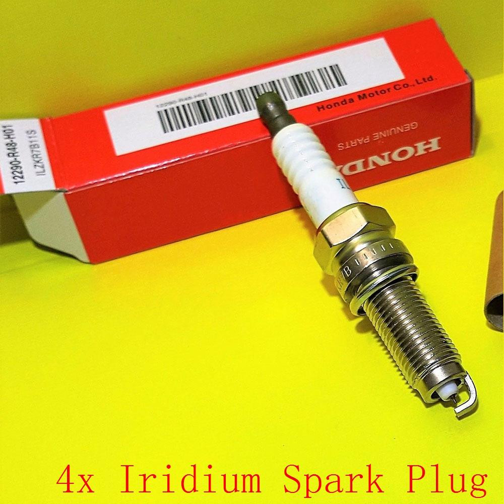 Bộ 4 Bugi Đánh Lửa Irdium NGK ILZKR7B11S Dành cho Honda 12290-R48-H0 ...