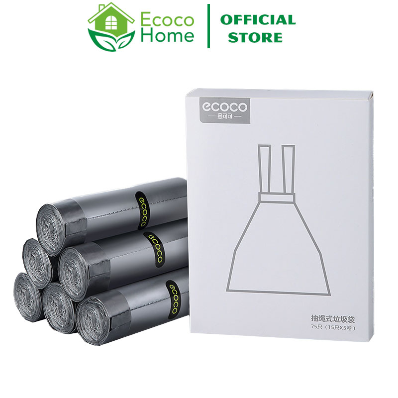 Túi Đựng Rác ECOCO, Túi Có Quai Xách Siêu Dai, Tự Phân Hủy, Túi Nilon ...