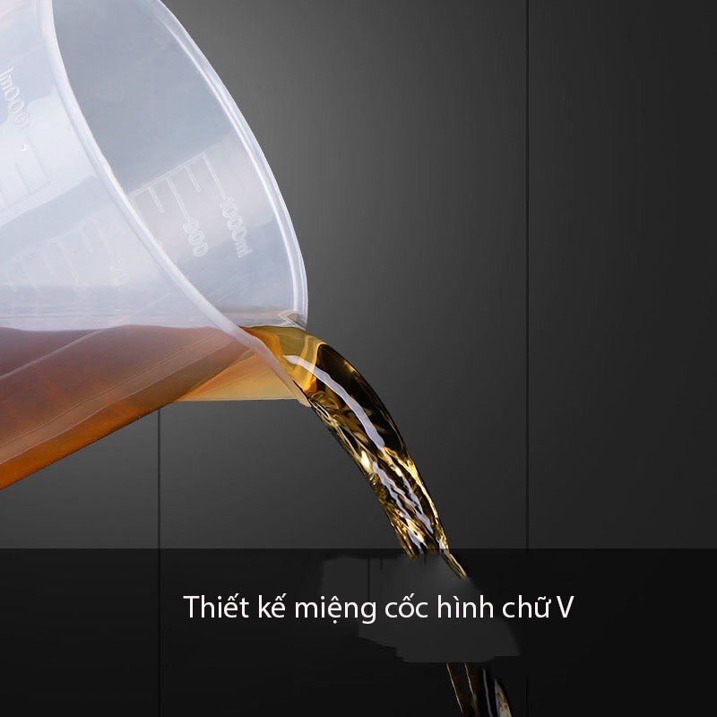 Ca - Ly Đong Định Lượng Có Nắp Đậy Pha Chế Bằng Nhựa Chia Vạch - đủ size