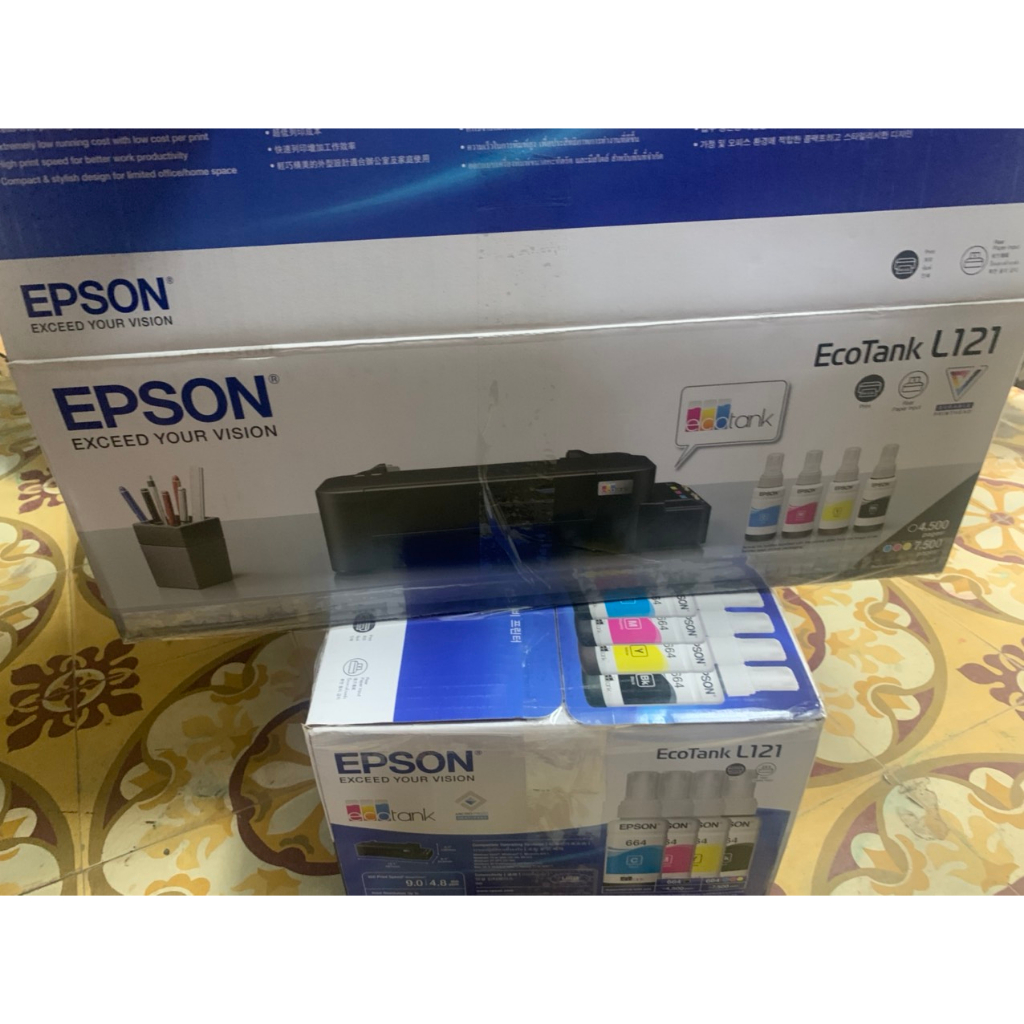 Máy In Phun Màu Epson L121 In Khổ A4 Shopee Việt Nam 5648