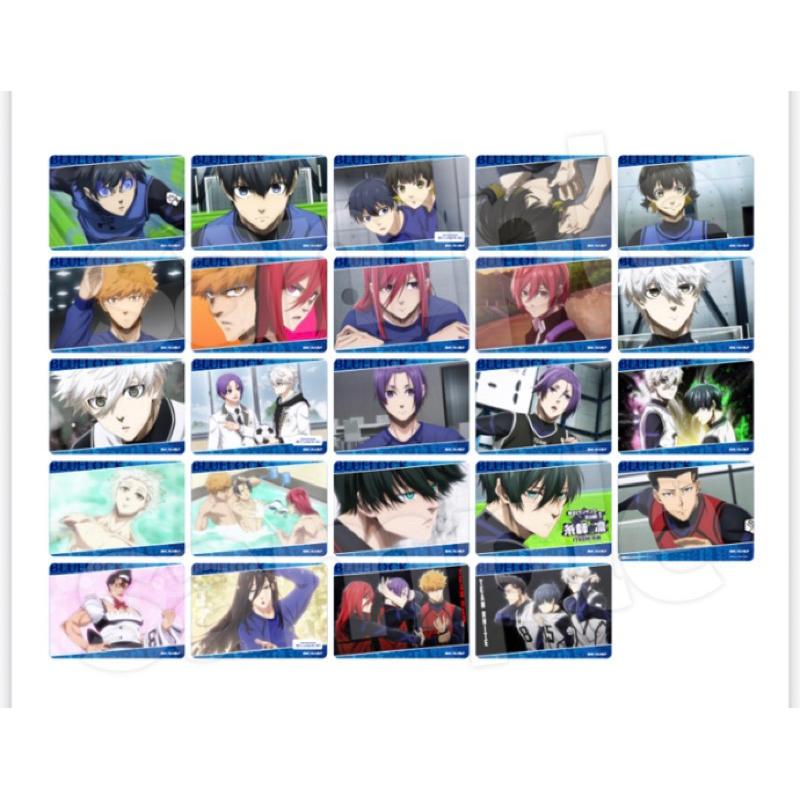 [Có sẵn]Pack thẻ nhân phẩm Clear card Blue Lock Collection | Shopee ...