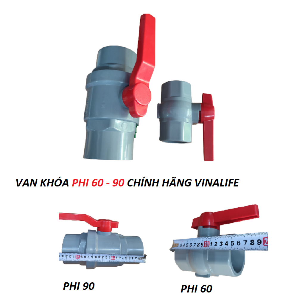 Van khóa nước nhựa phi 90 phi 60 hàng chính hãng Vinalife | Shopee Việt Nam