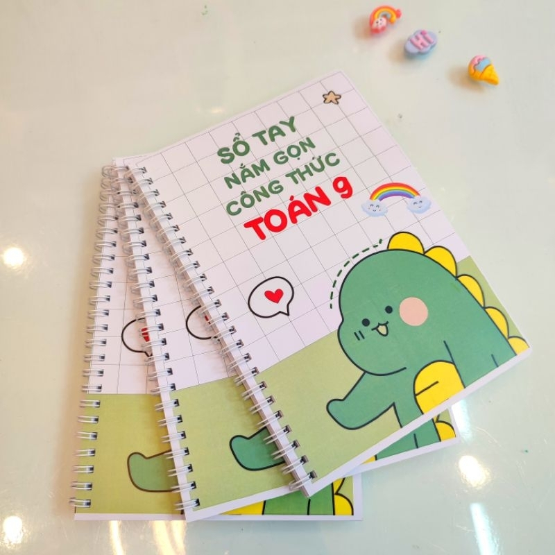 Sổ takenote TOÁN 9 tổng hợp công thức toán phong cách trang trí sticker ...
