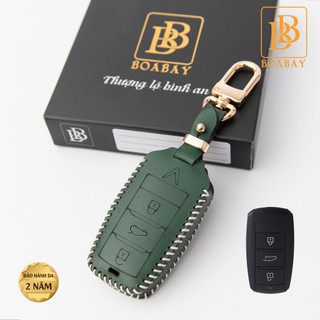 Bao Da Chìa Khoá Ô Tô VINFAST VF5, LIMO GREEN, HERIO GREEN, MPV 7 da bò cao cấp hàng chính hãng BB bảo hành 2 năm