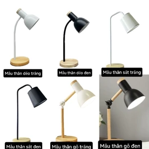 Đèn bàn hoặc Đèn ngủ Bắc Âu Tặng kèm bóng 12w 3 chế độ sáng