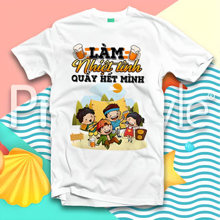 Áo thun đồng phục nhóm, áo phông nhóm công ty gia đình team biulding chất mát thoáng