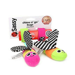 Lục Lạc Đồ Chơi Treo Cũi Xe Đẩy Sassy Chime n’ Go Bugs