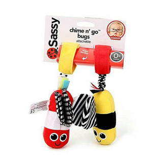 Lục Lạc Đồ Chơi Treo Cũi Xe Đẩy Sassy Chime n’ Go Bugs